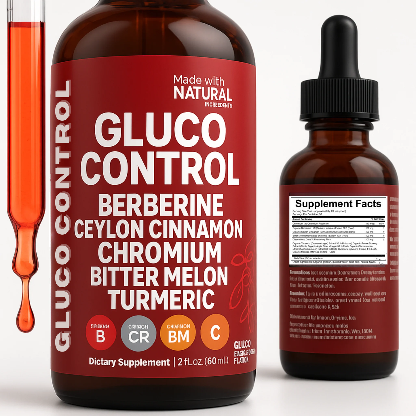 Organic Ceylon Cinnamon Berberine Liquid Drops